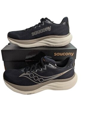 Saucony Ride 19 Men's 9.5 Black Pewter Running Shoes S21055-145